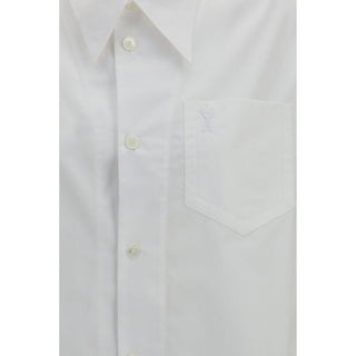 White Cotton Dress Shirt