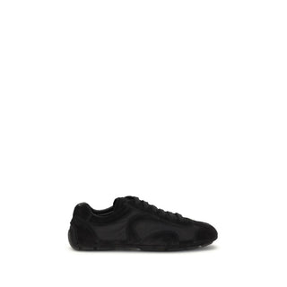 Schwarze Kalbsleder-Sneaker (Bos Taurus)