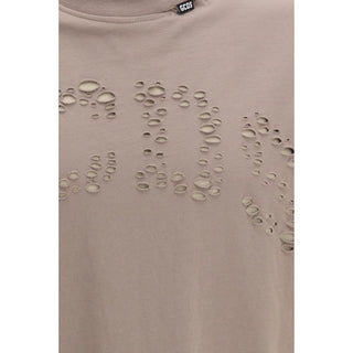 Braunes Baumwoll-T-Shirt