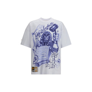 Camiseta de algodón blanca