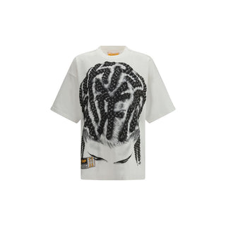 Weißes Baumwoll-T-Shirt