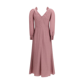 Multicolor Silk Casual Dress