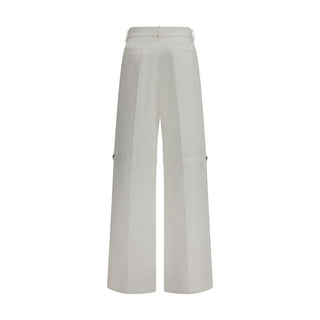 Weiße Baumwollhose