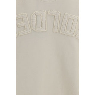 Beige Cotton Sweatshirt