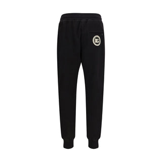 Schwarze lässige Baumwollhose