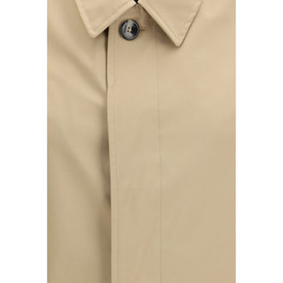 Beiger Polyester-Trenchcoat