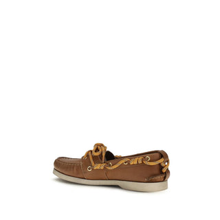 Mocasines slip-on de cuero de becerro marrón Bos Taurus