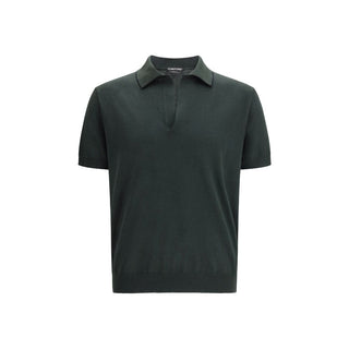 Zweifarbiges Polo-Shirt aus Baumwolle
