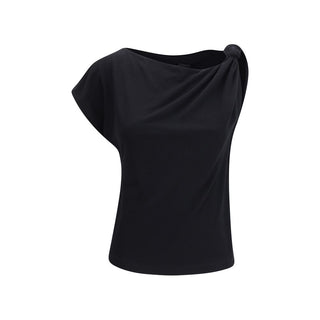 Camiseta sin mangas de algodón negra