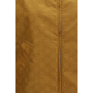 Chaqueta shell de nailon beige