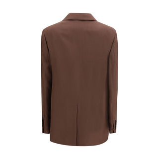 Brauner Leinenblazer