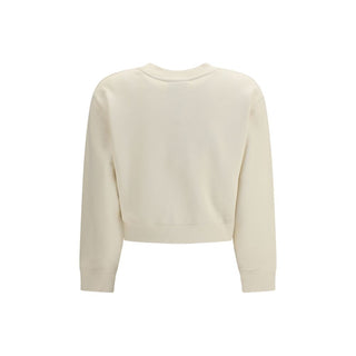 Beiges Baumwoll-Sweatshirt