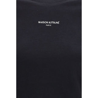 Schwarzes Baumwoll-T-Shirt