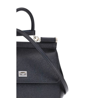 Black Calf Leather Bos Taurus Handbag