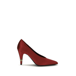 Mehrfarbige Viskose High Heel Pumps