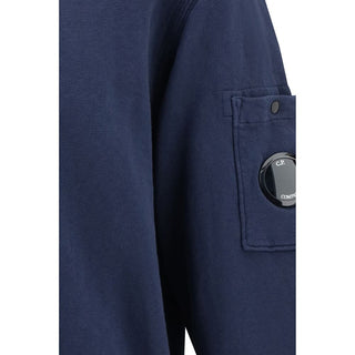Blue Cotton Sweatshirt