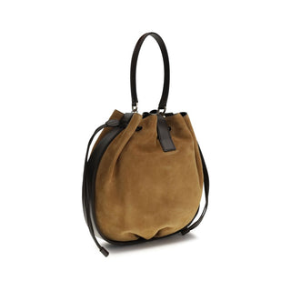 Braune Kalbsleder Bos Taurus Henkeltasche