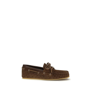 Mocasines slip-on de cuero de becerro marrón Bos Taurus