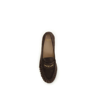 Mocasines slip-on de cuero de becerro marrón Bos Taurus