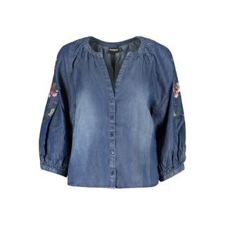 Blue Lyocell Women's Shirt