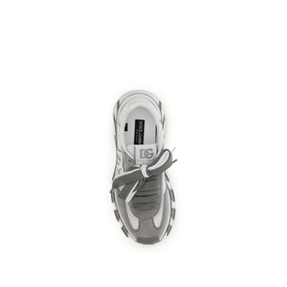 Gray Calf Leather Bos Taurus Athletic Sneakers