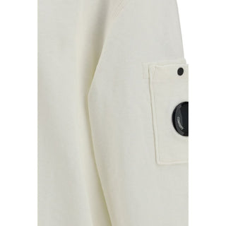 White Cotton Sweatshirt