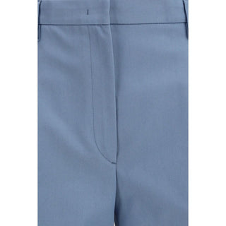 Blaue Baumwoll-Chino-Hose