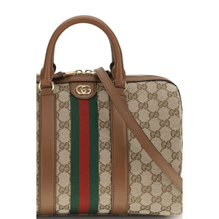 Mehrfarbige Canvas-Handtasche