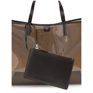 Bolso marrón de PVC