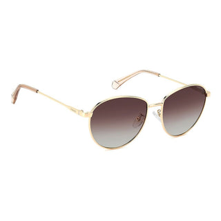 Gafas de sol doradas de acero inoxidable  
