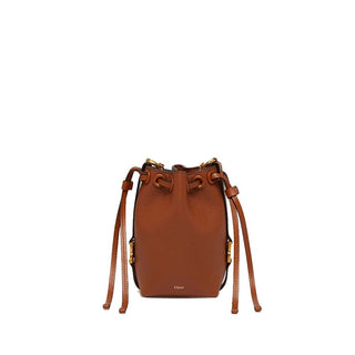 Braune Kalbsleder-Beuteltasche