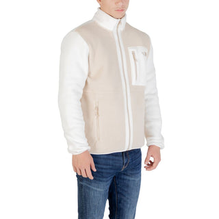 Beiges Polyester-Sweatshirt