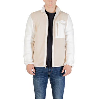 Beiges Polyester-Sweatshirt