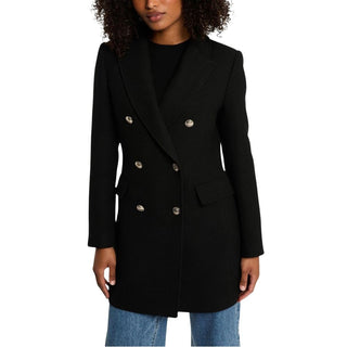 Black Polyester Coat