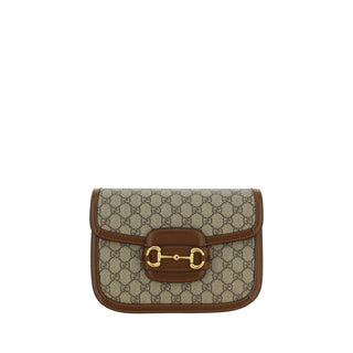 Bolso de mano de algodón beige