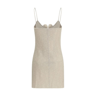 Vestido casual beige de lyocell