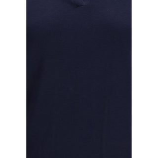 Blaues Viskose-Sweatshirt