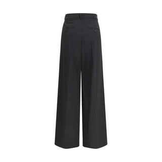 Black Polyester Pants