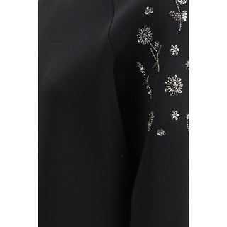 Black Polyester Sweatshirt