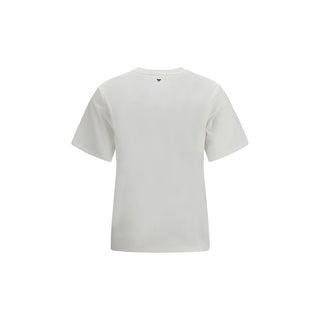 Weißes Baumwoll-T-Shirt