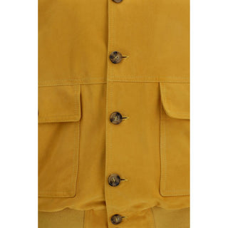 Bicolor Goatskin Bomber