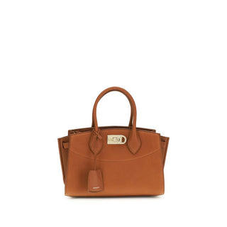 Braune Kalbslederhandtasche (Bos Taurus)