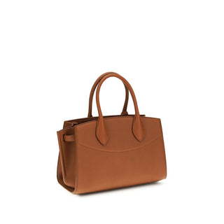Braune Kalbslederhandtasche (Bos Taurus)