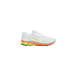 White Textile Athletic Sneakers