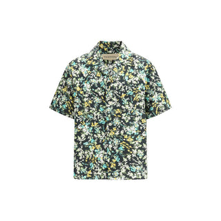 Camisa de algodón con estampado multicolor