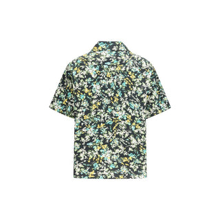 Camisa de algodón con estampado multicolor