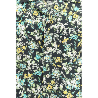 Camisa de algodón con estampado multicolor