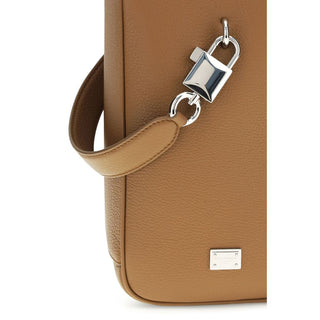 Bolso de mano Bos Taurus de cuero de becerro marrón