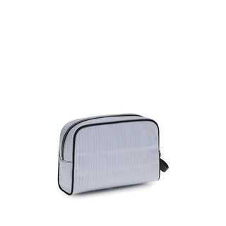 Blaue Baumwollhandtasche