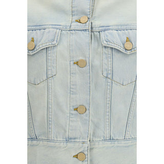 Gray Cotton Denim Jacket